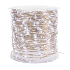 Guirlande lumineuse micro-LED - 9 m - blanc - LUMINEO