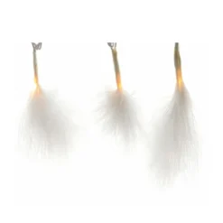 Guirlande lumineuse "Plumes" - 3 m - blanc chaud- LUMINEO