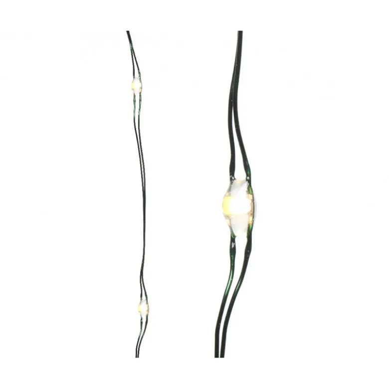 Guirlande microLED 95cm-20l blanc chaud - LUMINEO