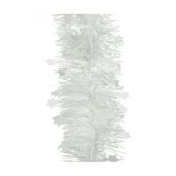 Guirlande scintillante étoiles Ø10x270cm blanc - DECORIS