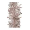 Guirlande scintillante étoiles Ø10x270cm rose poudre - DECORIS