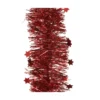 Guirlande scintillante étoiles Ø10x270cm rouge - DECORIS