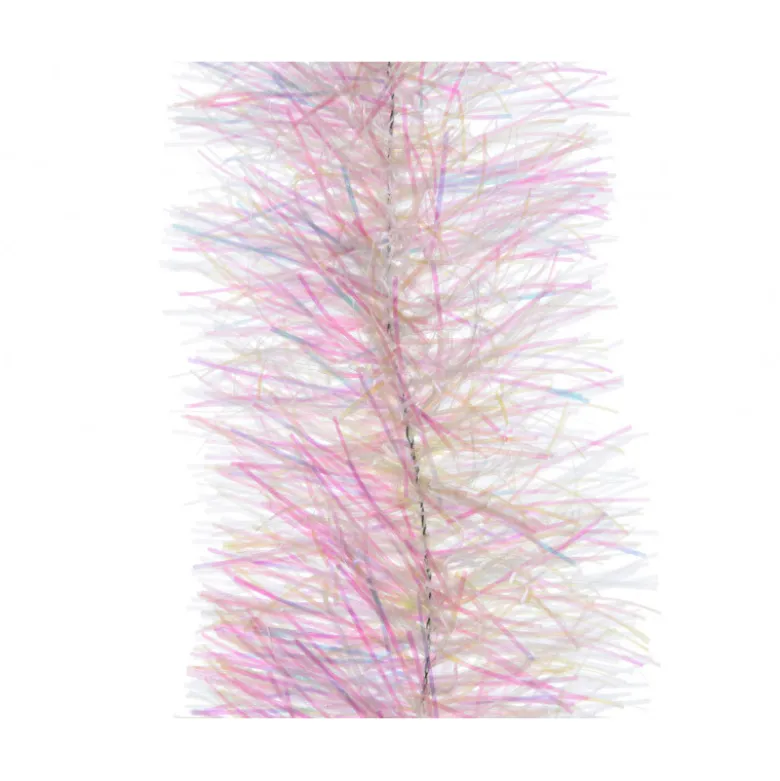 Guirlande scintillante Ø7x270cm clair/irisé - DECORIS