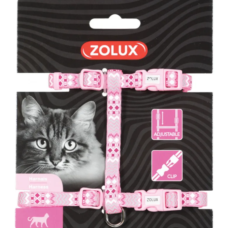 Harnais nylon ethnic reglable rose - ZOLUX