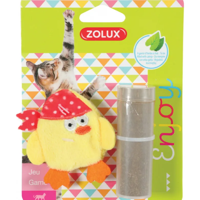 Jouet chat pirate jaune - ZOLUX