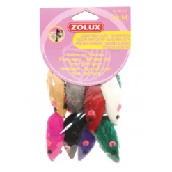 Jouet chat 8 souris fourrure - ZOLUX