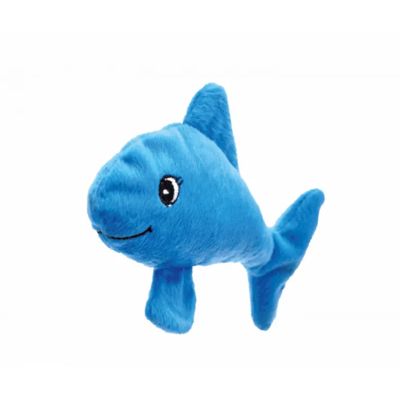 Jouet poisson bleu avec valériane - BUBIMEX