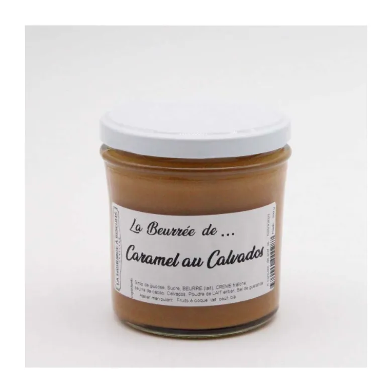 La beurrée caramel au calvados 300g - LA FABRIQUE À BISCUITS HONFLEUR