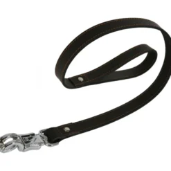 Laisse cuir panique 120cm marron - ZOLUX