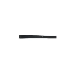 Laisse cuir panique 120cm noir - ZOLUX