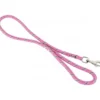 Laisse nylon corde rose - ZOLUX