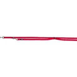 Laisse Premium réglable double L–XL: 2m/25mm rou - TRIXIE