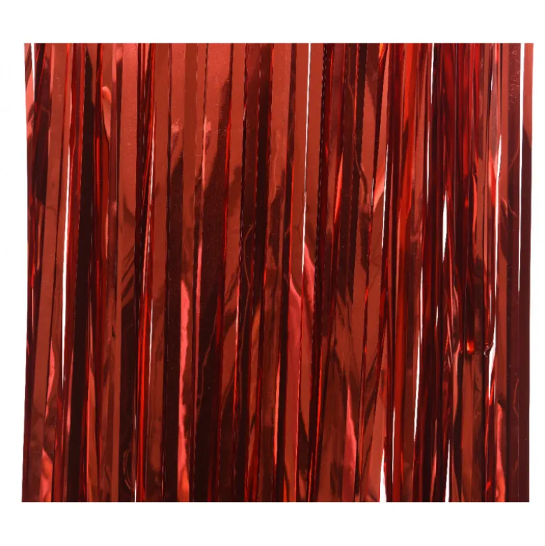 Lametta brillant 90x2m rouge - DECORIS