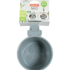 Mangeoire plast neo 500 ml gris - ZOLUX