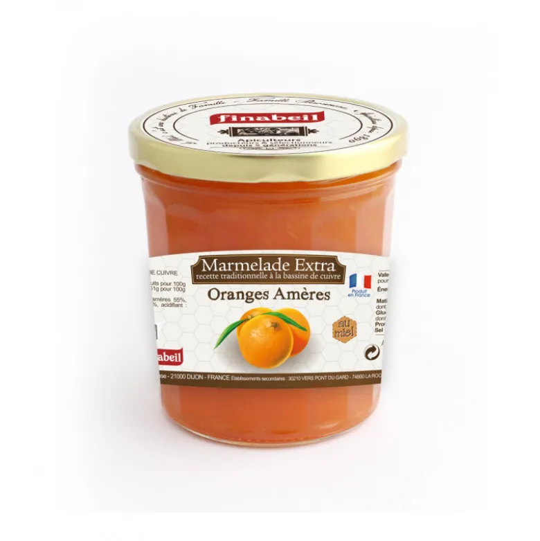 Marmelade oranges amères 375g - FINABEIL