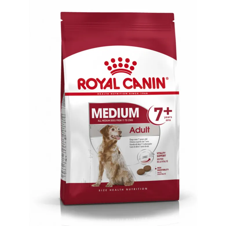 Medium Adult7+ size health nutrition 15kg - ROYAL CANIN