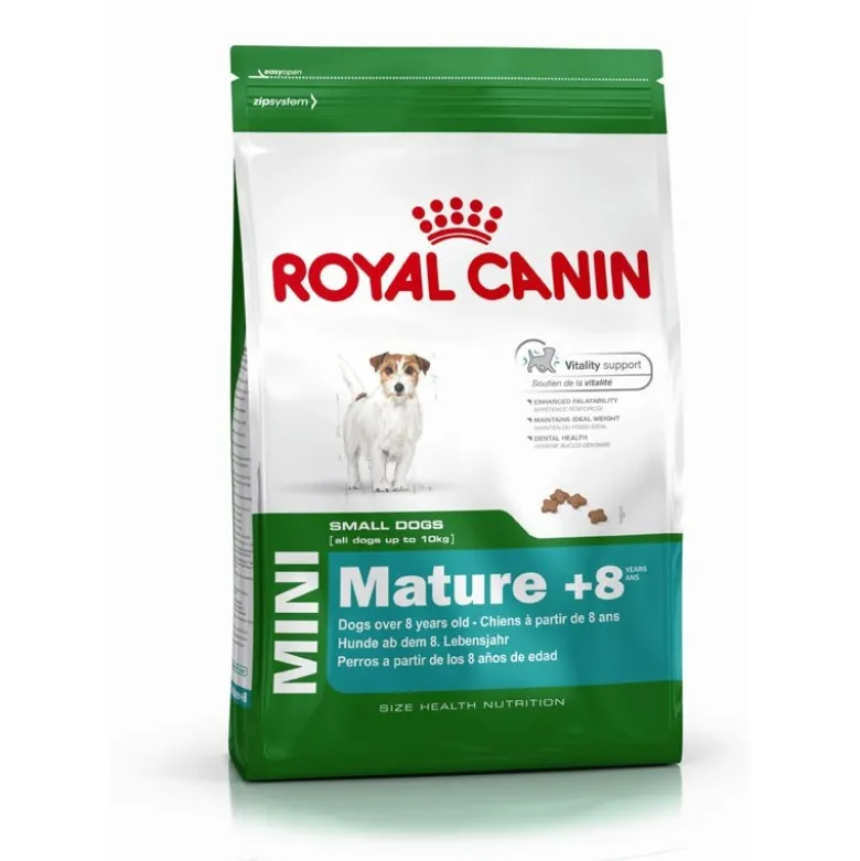 Mini Adult 8+ size health nutrition 4kg - ROYAL CANIN