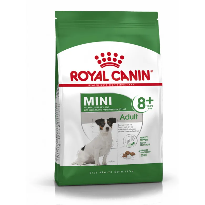 Mini Adult 8+ size health nutrition 4kg - ROYAL CANIN