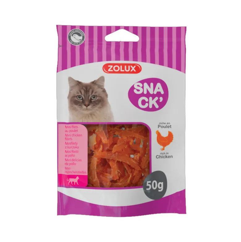 Mini filets au poulet chat 50g - ZOLUX
