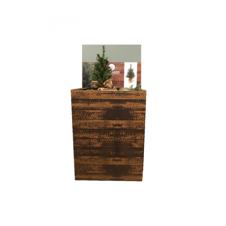 Mini sapin artificiel sac jute 45cm vert - EVERLANDS