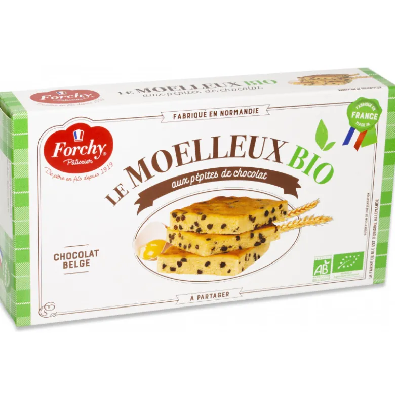 Moelleux bio pépites de chocolat 180 g - FORCHY PATISSIER