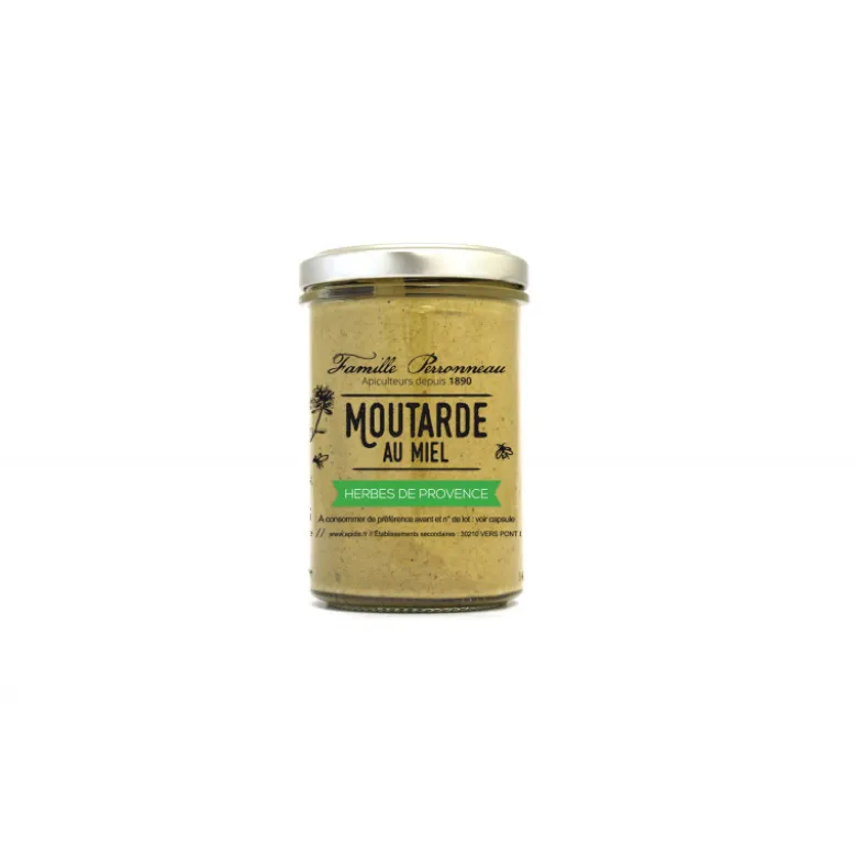 Moutarde aux herbes de Provence au miel 210g - FINABEIL