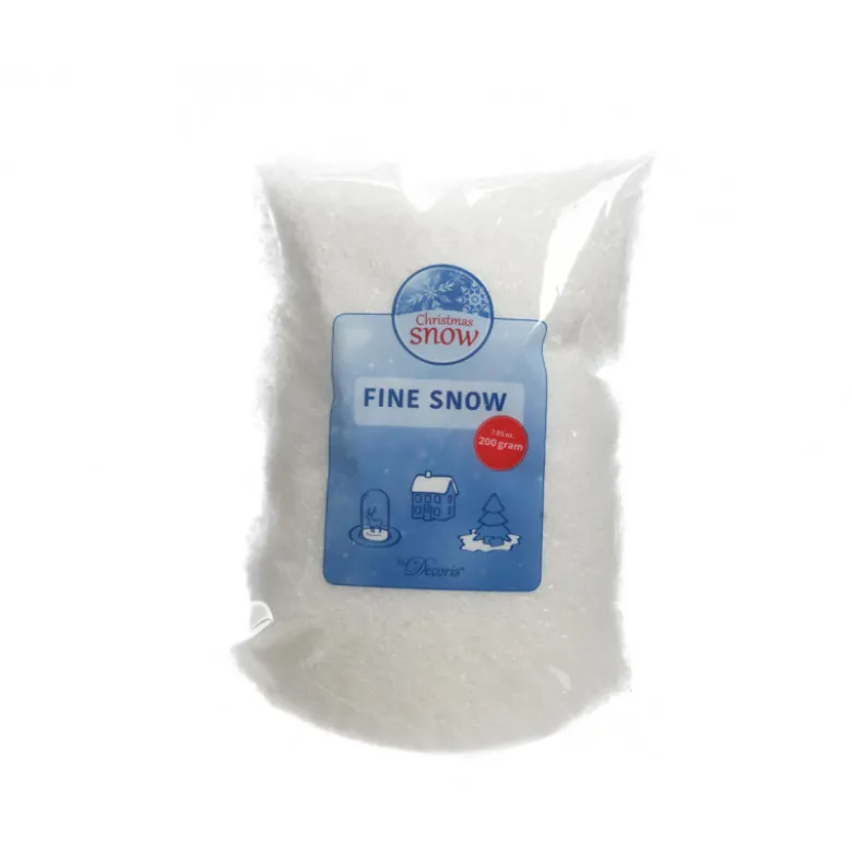 Neige sape artificiel nei/pe 200g- DECORIS
