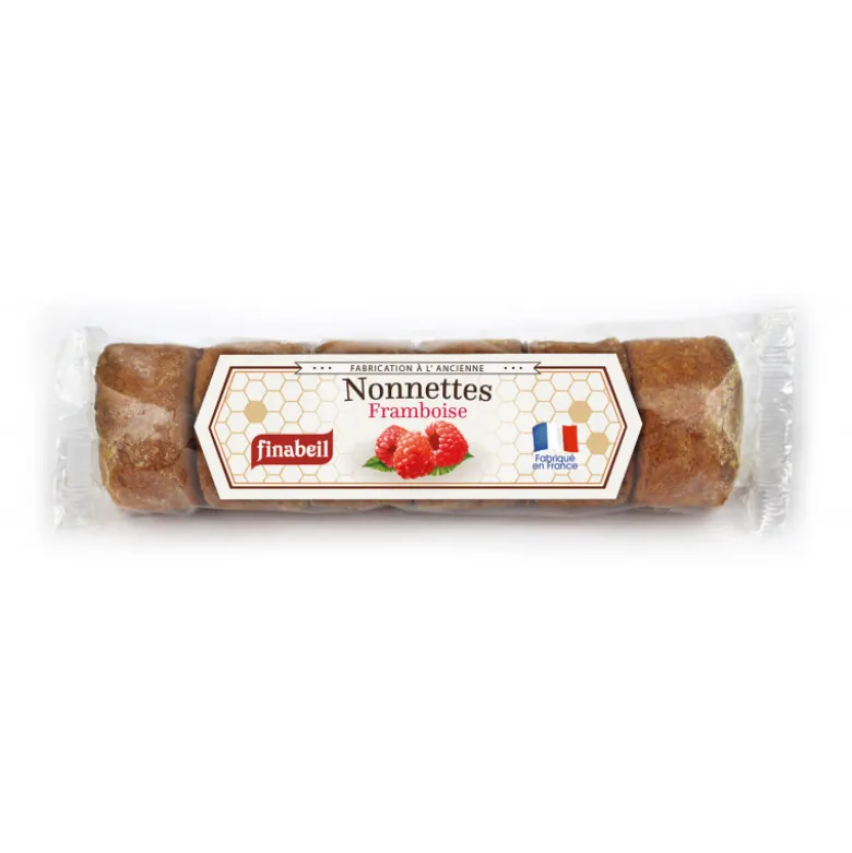 Nonnettes fourrées framboise 200g - FINABEIL