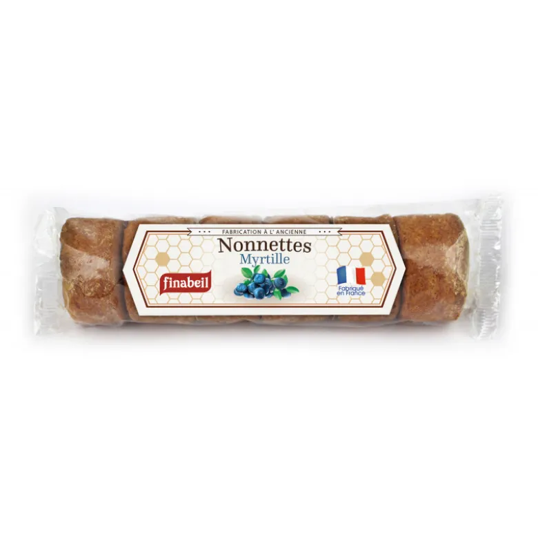 Nonnettes fourrées myrtille 200g - FINABEIL