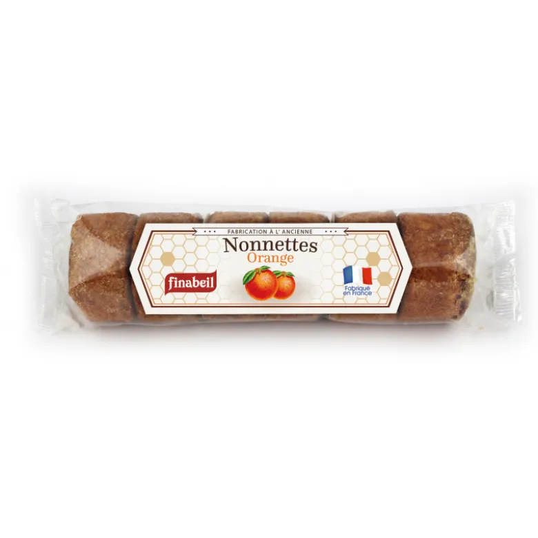 Nonnettes fourrées orange 200g - FINABEIL