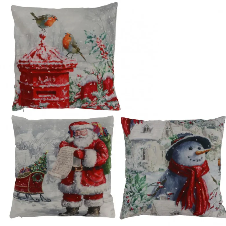 Oreiller Christmas 45x45-H8 rouge - EDELMAN