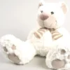 Ourson en peluche avec son écharpe - 18cm