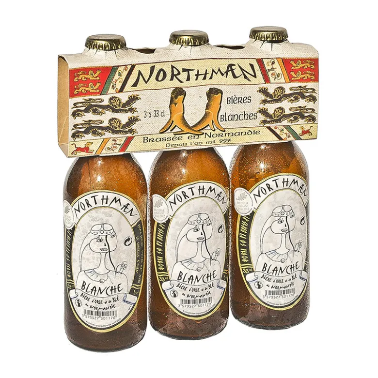 Pack 3 bières Northmaen blanches 33 cl - NORTHMAEN