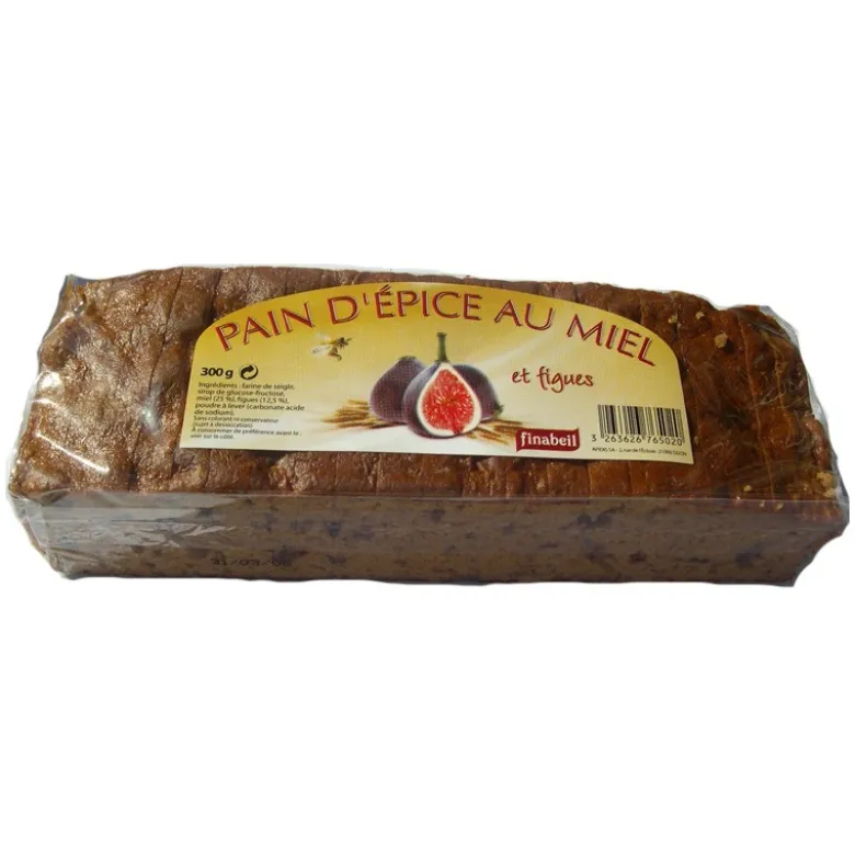 Pain d’épice tranché figues 300g - FINABEIL