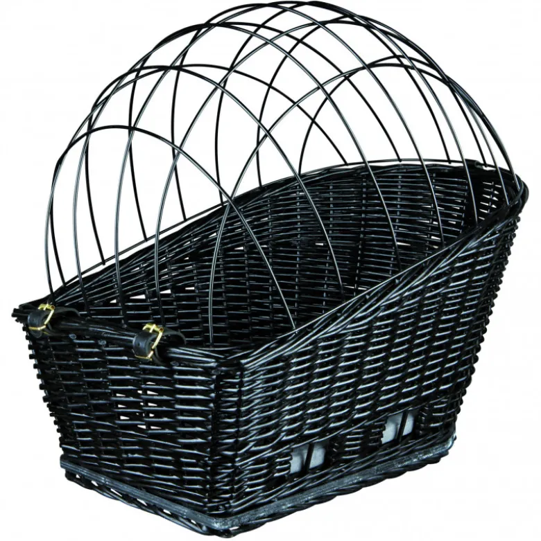 Panier vélo avec grille 35x49x55cm noir - TRIXIE