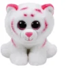 Peluche Beanie babies S Tabor le tigre rose/blan - TY