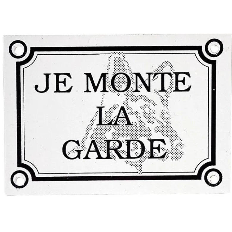 Plaque monte la garde - ZOLUX