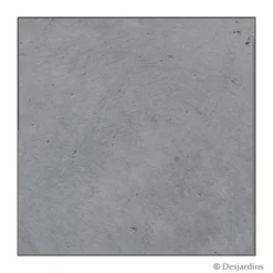 Pot carré en fibre gris clair - 61,5 cm - DESJARDINS