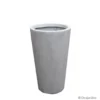 Pot conique en fibre gris clair - 51 cm - DESJARDINS