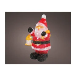 Père Noël lumineux 46cm - LUMINEO