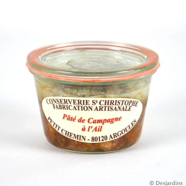 Pâté de campagne à l'ail - 270g
