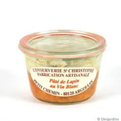Pâté de lapin au vin blanc - 270g