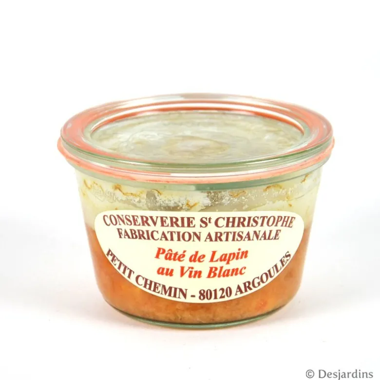 Pâté de lapin au vin blanc - 270g