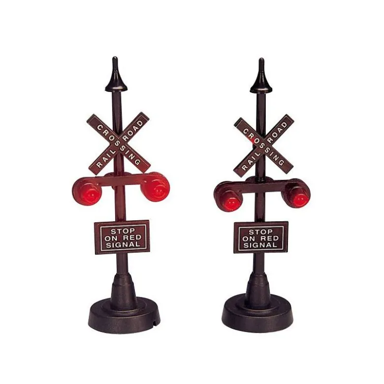 RAILWAY STOP LIGHT SET OF 2 - LEMAX