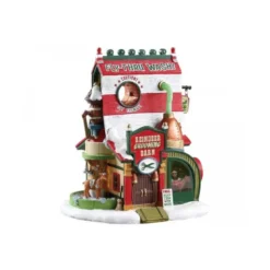 REINDEER GROOMING BARN - LEMAX