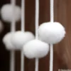 Rideau de flocons de neige 90x2m blanc - DECORIS