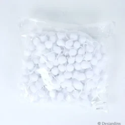 Rideau de flocons de neige 90x2m blanc - DECORIS