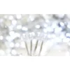 Rideau LED effet digital 5m blanc pur - BLACHERE