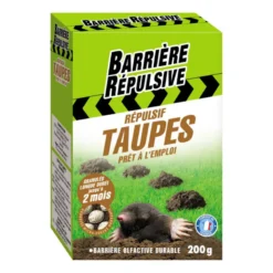 Répulsif taupes granulés 2x100g - BARRIERE REPULSIVE
