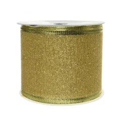 Ruban paillettes 270x6.3cm or clair - DECORIS